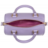 Avvenice - Thesaura - Premium Leather Bag - Lilac - Handmade in Italy - Exclusive Luxury Collection