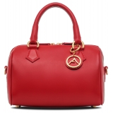 Avvenice - Thesaura - Premium Leather Bag - Red - Handmade in Italy - Exclusive Luxury Collection