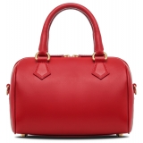 Avvenice - Thesaura - Premium Leather Bag - Red - Handmade in Italy - Exclusive Luxury Collection