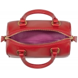 Avvenice - Thesaura - Premium Leather Bag - Red - Handmade in Italy - Exclusive Luxury Collection