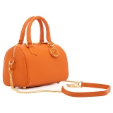 Avvenice - Thesaura - Borsa in Pelle Premium - Arancione - Handmade in Italy - Exclusive Luxury Collection