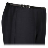 Givenchy - Pantaloni Svasati Neri Voyou - Givenchy Exclusive Luxury Collection