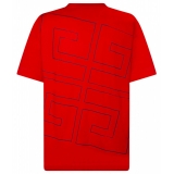 Givenchy - Red 4G T-Shirt - Givenchy Exclusive Luxury Collection