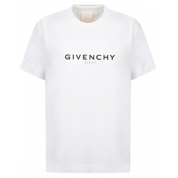 Givenchy - T-Shirt Bianca Rovesciata - Givenchy Exclusive Luxury Collection