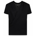 Givenchy - Black Draped T-Shirt - Givenchy Exclusive Luxury Collection