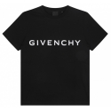 Givenchy - Black Lettering Logo T-Shirt - Givenchy Exclusive Luxury Collection