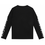 Givenchy - Black Long-Sleeved Logo T-Shirt - Givenchy Exclusive Luxury Collection