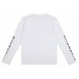 Givenchy - T-Shirt Bianca a Maniche Lunghe con Logo - Givenchy Exclusive Luxury Collection