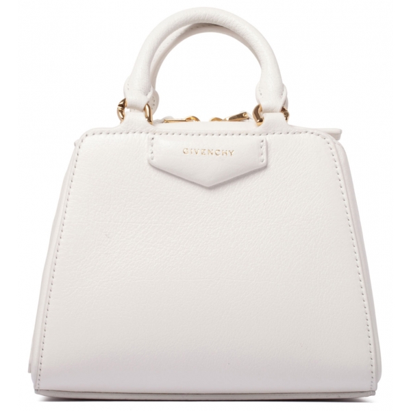 Givenchy - White Antigona Cube Nano Bag - Givenchy Exclusive Luxury Collection