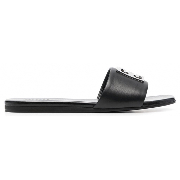 Givenchy - Logo-Plaque Detail Sandals - Givenchy Exclusive Luxury Collection