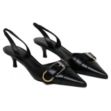 Givenchy - Black Voyou Slingback - Givenchy Exclusive Luxury Collection