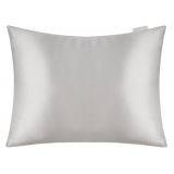 by Dariia Day - Pure Silk Pillow - Silver Grey - Fashion - Mulberry Silk - Artisan Silk Pillow - Luxury