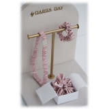 by Dariia Day - Silk Headband - Blush Pink - Fashion - New Collection - Mulberry Silk - Artisan Silk Headband - Luxury