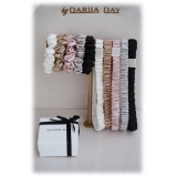 by Dariia Day - Fascia in Seta e Scrunchie Set - Rosa Cipria - Fashion - Seta Gelso - Fascia e Scrunchie di Seta - Luxury