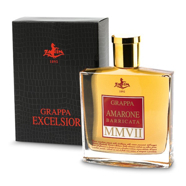 Zanin 1895 - MMVII - Grappa di Amarone Excelsior Barricata - 40 % vol. - Distillati - Spirit of Excellence