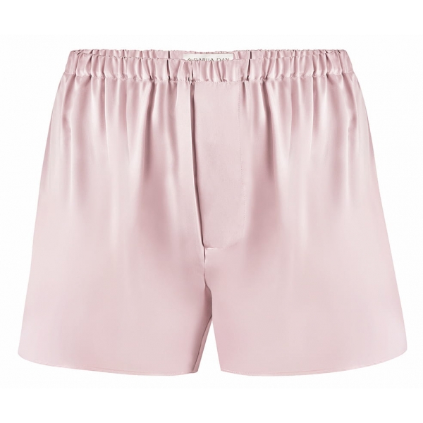 by Dariia Day - Silk Boxers - Blush Pink - Mulberry Silk - Artisan Silk Boxers - Luxury