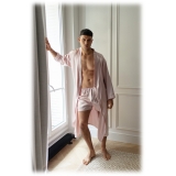 by Dariia Day - Silk Boxers - Blush Pink - Mulberry Silk - Artisan Silk Boxers - Luxury