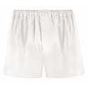 by Dariia Day - Silk Boxers - Powder White - Fashion - New Collection - Mulberry Silk - Artisan Silk Boxers - Luxury