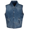 Givenchy - Indigo Blue Denim Vest - Givenchy Exclusive Luxury Collection
