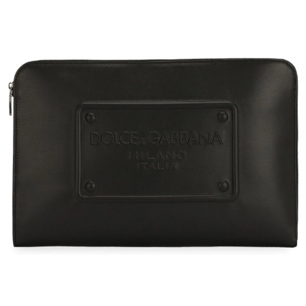 Dolce & Gabbana - Borsa in Pelle Nera - Dolce & Gabbana Exclusive Luxury Collection