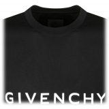 Givenchy - T-Shirt con Stampa Logo Nero - Givenchy Exclusive Luxury Collection