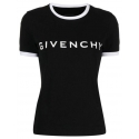 Givenchy - T-Shirt in Cotone con Stampa Logo - Givenchy Exclusive Luxury Collection