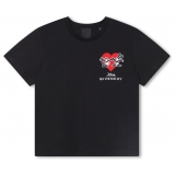 Givenchy - Kids Short Sleeve T-Shirt in Black - Givenchy Exclusive Luxury Collection