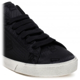 Dolce & Gabbana - Sneakers Portofino Vintage in Cordura Nera - Dolce & Gabbana Exclusive Luxury Collection