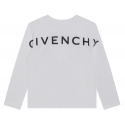 Givenchy - Kids Long Sleeve T-Shirt in White - Givenchy Exclusive Luxury Collection