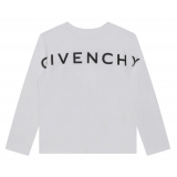 Givenchy - Kids Long Sleeve T-Shirt in White - Givenchy Exclusive Luxury Collection