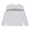 Givenchy - Kids Long Sleeve T-Shirt in White - Givenchy Exclusive Luxury Collection