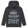 Givenchy - Felpa con Cappuccio per Bambini in Grigio Scuro - Givenchy Exclusive Luxury Collection