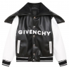 Givenchy - Kids Bomber Jacket in Black and White - Givenchy Exclusive Luxury Collection