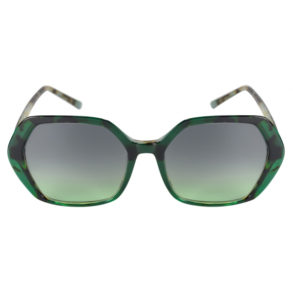 David Marc - Caroline Sunglasses - Green - Handmade in Italy - David Marc Eyewear