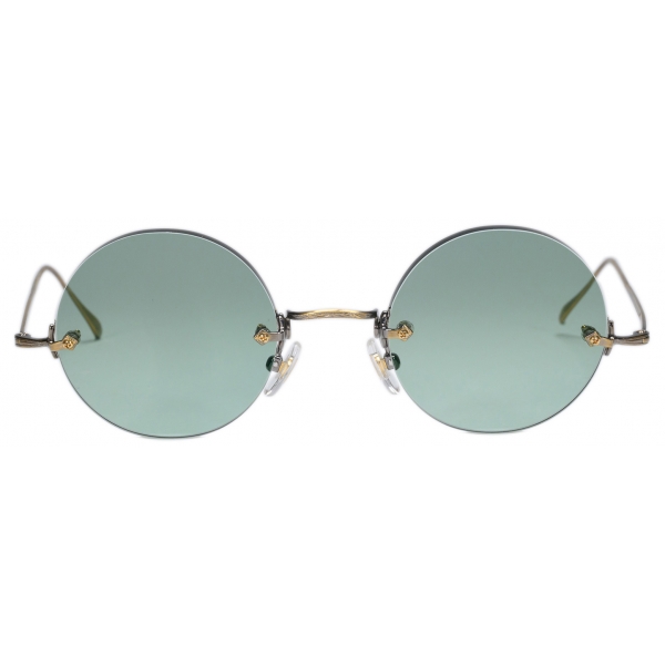 David Marc - T002 Round Glasant Sunglasses - AG - Handmade in Italy - David Marc Eyewear