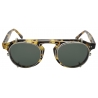 David Marc - Arthur Sun Clip Sunglasses - Silver - Handmade in Italy - David Marc Eyewear