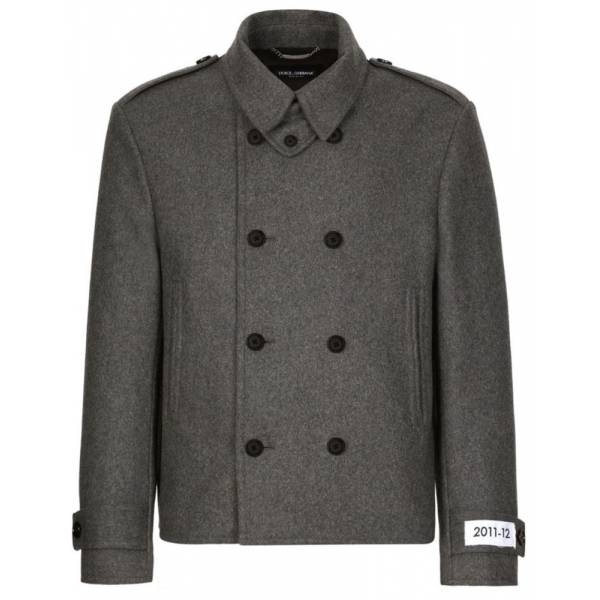 Dolce & Gabbana - Double-Breasted Cashmere-Blend Pea Coat - Dolce & Gabbana Exclusive Luxury Collection