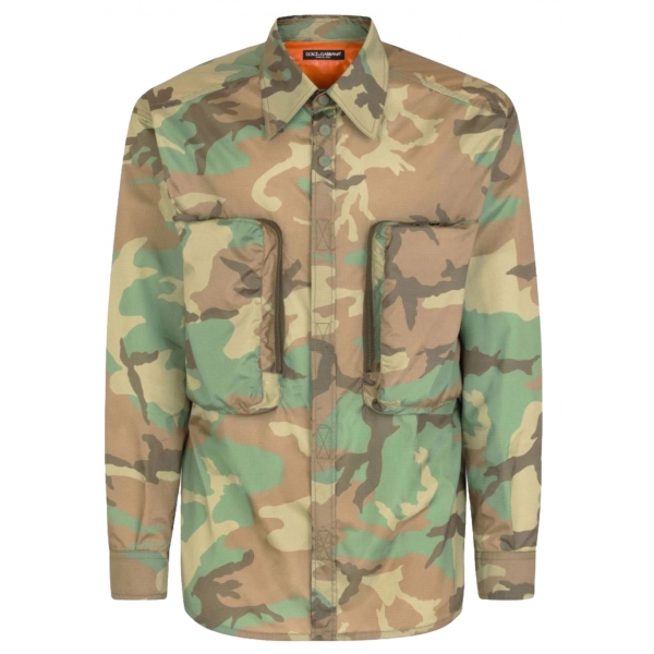 Dolce & Gabbana - Camouflage Print Shirt - Dolce & Gabbana Exclusive Luxury Collection