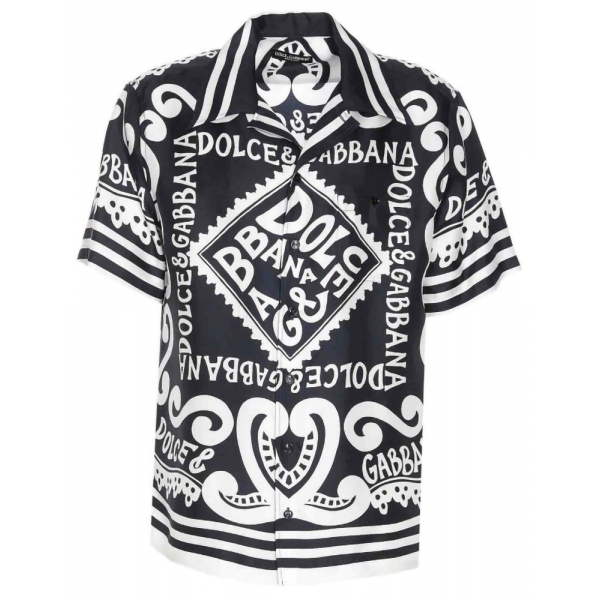 Dolce & Gabbana - Black and White Shirt - Dolce & Gabbana Exclusive Luxury Collection