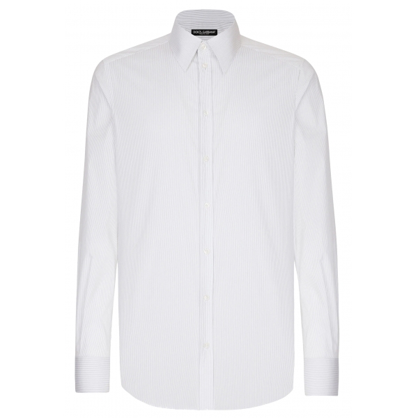 Dolce & Gabbana - White Long Sleeves Shirt - Dolce & Gabbana Exclusive Luxury Collection