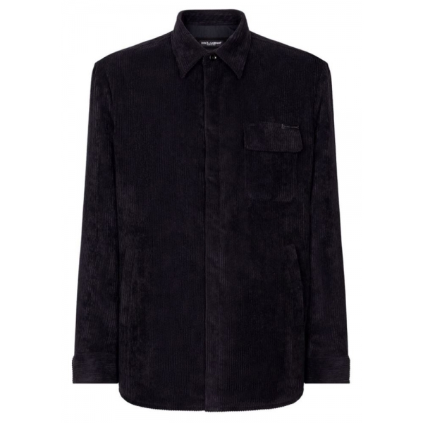 Dolce & Gabbana - Lined Corduroy Shirt - Dolce & Gabbana Exclusive Luxury Collection