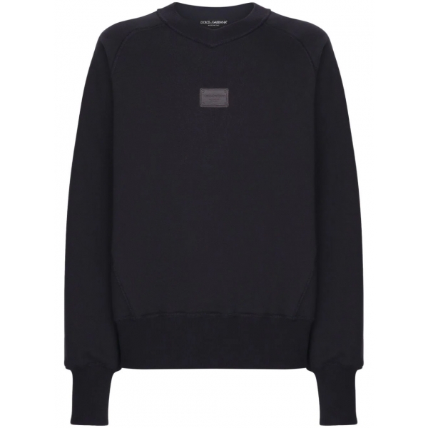 Dolce & Gabbana - Dark Blue Sweatshirt - Dolce & Gabbana Exclusive Luxury Collection