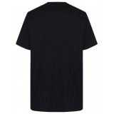 Balmain - T-Shirt Vintage Decorata con Cristalli - Nero - Balmain Exclusive Luxury Collection
