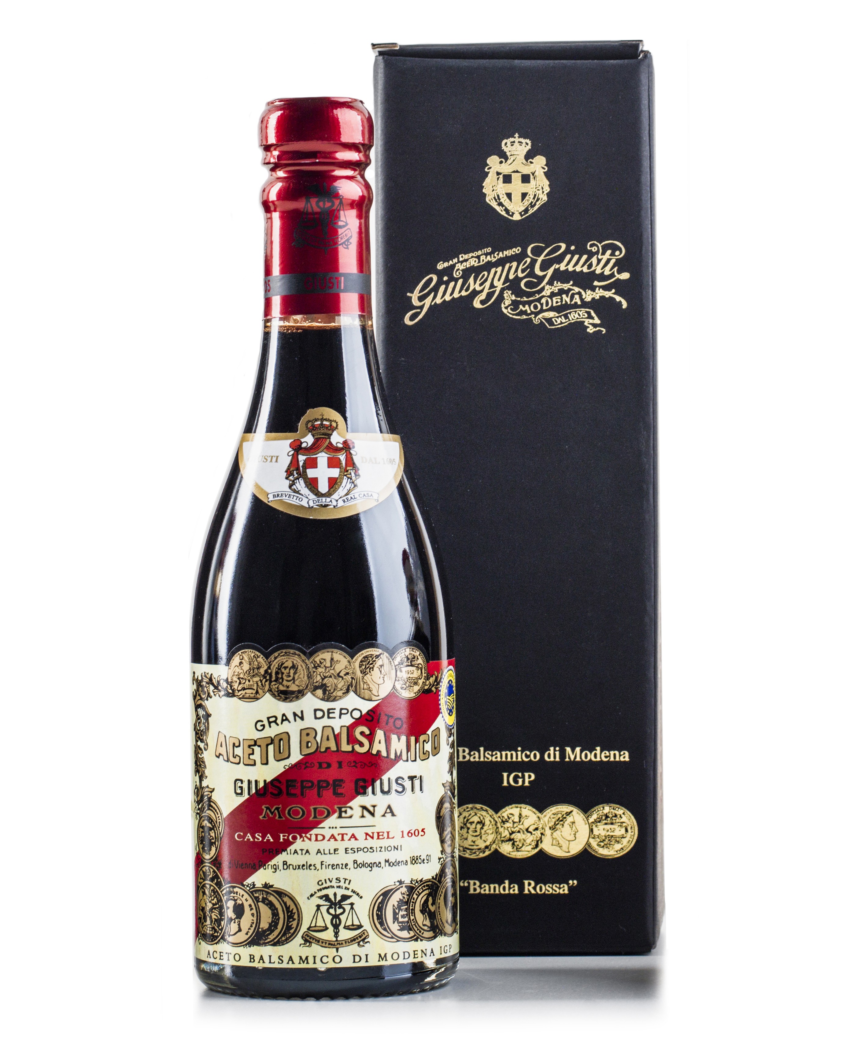 Acetaia Giuseppe Giusti Modena 1605 5 Gold Medals Banda Rossa Balsamic Vinegar Of Modena I G P Avvenice