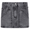 The Attico - Minigonna in Denim Nero - The Attico Exclusive Luxury Collection