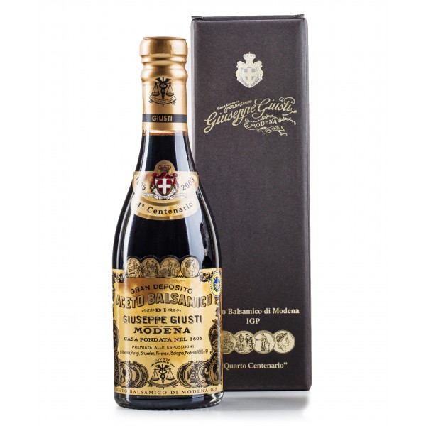 Acetaia Giuseppe Giusti - Modena 1605 - 4 Gold Medals - Quarto Centenario - Balsamic Vinegar of Modena I.G.P.