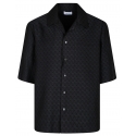 Alexander McQueen - Camicia Stampata Nera - Nero - Alexander McQueen Exclusive Luxury Collection