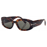 Tom Ford - Occhiali da Sole Cielle - Occhiali da Sole Ovali - Havana Scuro - Occhiali da Sole - Tom Ford Eyewear