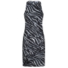 The Attico - Black Zebra Print Mini Dress - The Attico Exclusive Luxury Collection