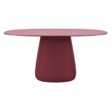 Qeeboo - Cobble Table Top 160 cm HPL - Indian Red - Qeeboo Table by Elisa Giovannoni - Furnishing - Home